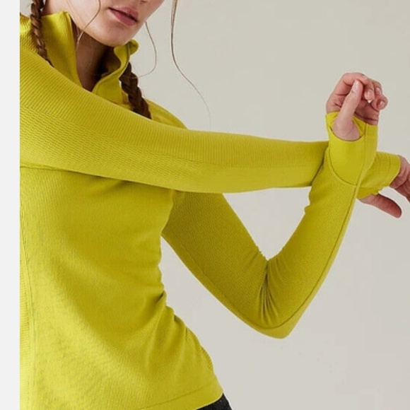 Women's Lime Green Long Sleeve Top - Picture 3 of 10